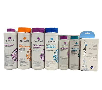 Spa Start up Kit Chlorine Chemicals SpaGuard